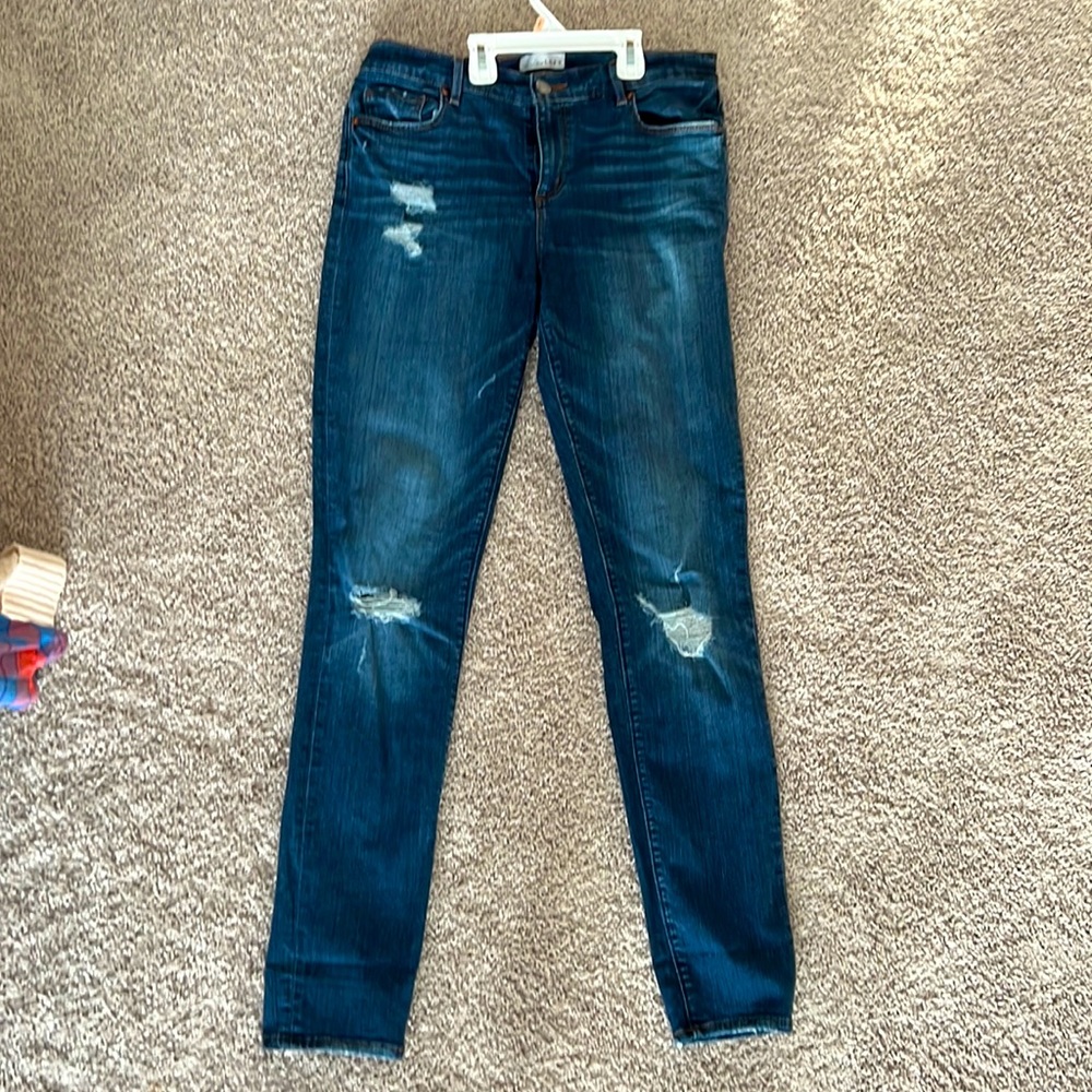 Loft destroyed skinny jeans size 10T